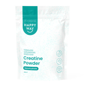 Happy Way: HAPPY WAY Creatine 100%(Flavourless) 300g