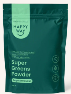 Happy Way: Happy Way Super Greens Powder 200g