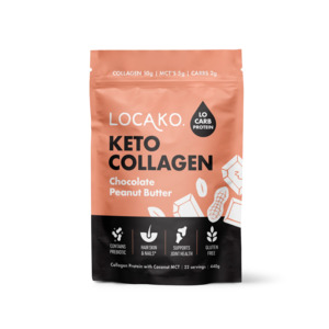 Locako: Locako Chocolate Peanut Butter- Collagen Protein (440g)