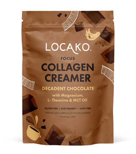 Locako: Locako Collagen Creamer - Focus - Decadent Chocolate