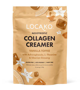 Locako: Locako Collagen Creamer - Nootropic - Vanilla Toffee
