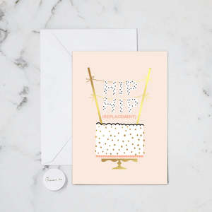 Gift Cards: Greeting Card Hip Hip Hip (Replacement)