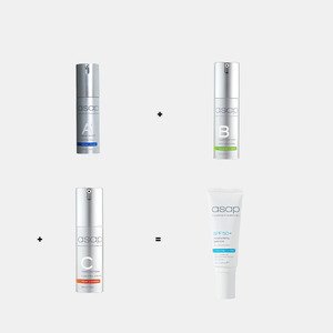 ASAP Super A+B+C Serums = FREE Daily Moisturising Defence SPF50