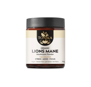 TONIKA Organic Lion's Mane Powder Glass Jar - THE CREATOR 70gm