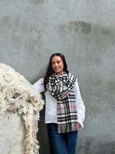 Grey Thompson 100% Merino Oversized Scarf