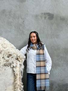 All Clothing: Blue McKellar 100% Merino Scarf