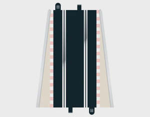 Scalextric Track Sets: Scalextric C8205 Standard Straight 350mm (2pcs)