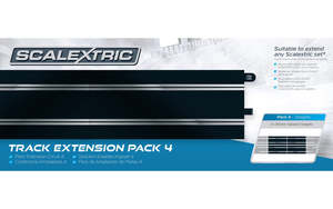 Scalextric Parts And Track Accessories: Scalextric Track Extension Pack 4 (C8526)