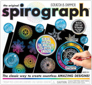 Art: Original Spirograph Scratch & Shimmer Set (01035z)