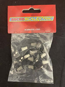 Scalextric Parts And Track Accessories: Micro Scalextric Spare Guide Blade Pack of 8 w/Screw