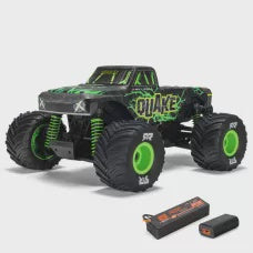 1 25 Model Kits: 1/16 QUAKE GROM 4X4 RTR Brushed Monster Truck (Battery & Charger Included), Green by ARRMA