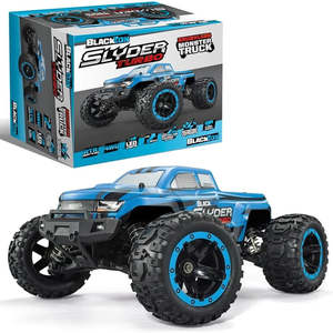 Gas R C Items: BlackZon 1/16 SLYDER MT TURBO 4WD 2S BRUSHLESS BLUE