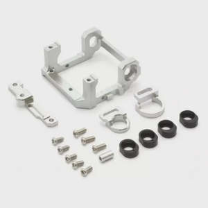R C Parts: Kyosho Mini-Z MR-04MM Aluminum Motor Mount Set Silver