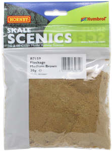 Hornby R7159 Flockage - Medium Brown - 20g