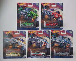 Hot Wheels Car Culture Drag Strip Demons Set Full Set 1-5