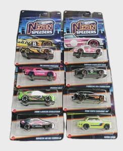 Die Cast Models: 2025 hotwheels Neon speeders FULL SET