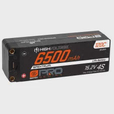 6500mAh 4S 15.2V Smart Pro Race HV LCG 1/8 Buggy LiPo Battery 120C: 5mm by Spektrum