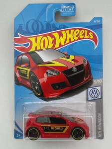 Toys: Hot Wheels #19 Volkswagen 5/10 Volkswagen Golf GTI Momo 2019
