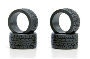 MZ Radial W Tyre 40SH (4) KP MZW038-40 Kyosho Parts MINI-Z Racing Radial Wide Tire 40°