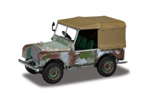Corgi 1/43 Land Rover Series I 80" - Light Green (Weathered)
