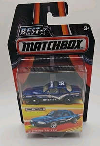 Toys: MATCHBOX 93 FORD MUSTANG LK SSP POLICECAR