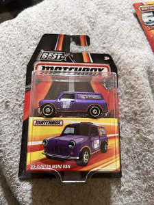 Toys: MATCHBOX 85 AUSTIN VAN PURPLE