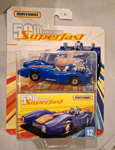 Toys: MATCHBOX SUPERFAST 50TH BLUE SHARK