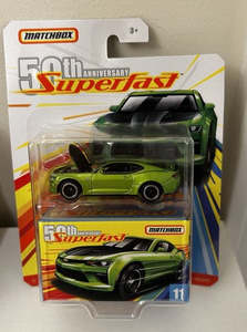 Toys: MATCHBOX SUPERFAST 50TH '17 CHEVY CAMERO GREEN