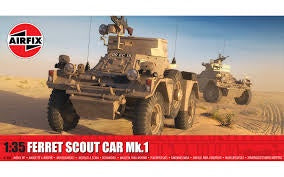 1 25 Model Kits: A1386 Ferret Scout Car Mk.1