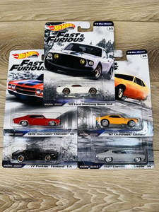 hot wheels fast& furious 1/4 mile muscle set of 5 2017