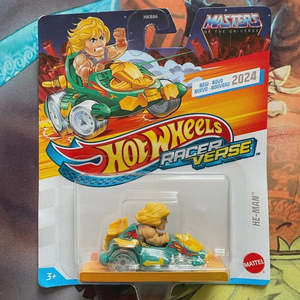 Hot Wheels Racer Verse Toy Vehicle 1:64 He-Man 2024 (slight ripped card)