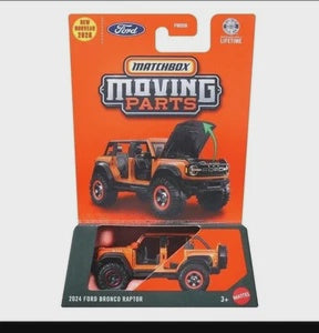 Toys: matchbox moving parts 2024 ford bronco raptor