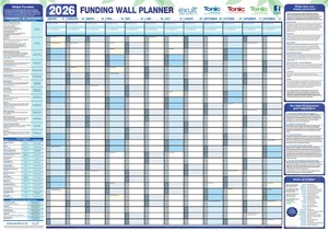 2026 Funding Wall Planner – includes FREE postage and packaging