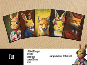 Fur Card Set Eyeball Kicks