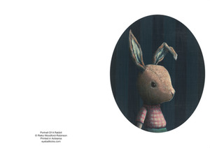 Portrait Of A Rabbit (card) Eyeball Kicks
