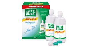 Products: Opti-Free Replenish Twin Pack - Eye Care Solutions