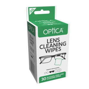 Optica Lens Cleaning Wipes - 30 wipes - Eye Care Solutions