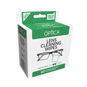 Optica Lens Cleaning Wipes - 60 wipes - Eye Care Solutions