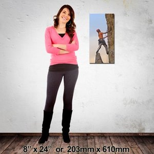 Portrait Canvas: 203mm x 610mm (8″x24″)