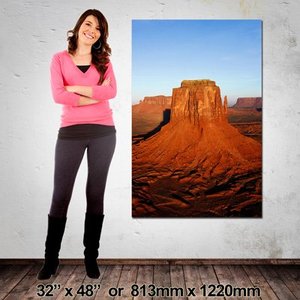 Portrait Canvas: 813mm x 1220mm (32″x48″)