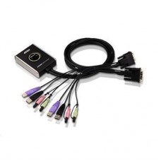 Products: ATEN CS682 2-Port USB 2.0 DVI Cable Cable KVM Switch - One DVI video console controls two USB computers w/USB 2.0 peripheral sharing