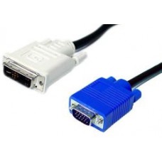 Products: DVI-A(12+5) Male to VGA Male 2M Cable