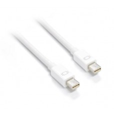 Dynamix 1M Mini DisplayPort Male to Mini DisplayPort Male Cable. White
