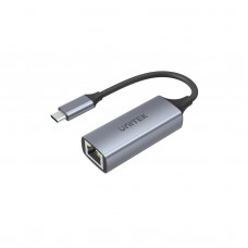 Products: Unitek U1312A USB-C 3.1 to Gigabit Ethernet 5Gbps Aluminium Adapter. Convert USB-C to Gigabit Ethernet (RJ45). Alunminium Housing. IPv4/IPv6, COE, Wake-on-LAN, Full & Half-duplex, Bus-powered, Plug/Play