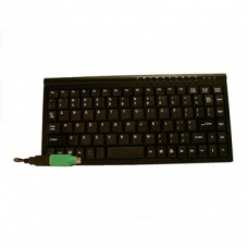 8Ware KB-MINIUP Mini Keyboard - USB & PS2 Black