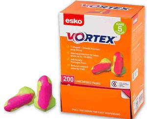 Products: ESKO VORTEX T SHAPED EARPLUGS DE200 Ezy Commercial Supplies NZ