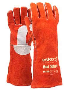 Products: ESKO KEVLAR RED HOT SHOT WELDERS GLOVES BR160 Ezy Commercial Supplies NZ