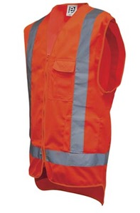 Products: ESKO HVO SAFETY VEST ORANGE GLOW DAY NIGHT Ezy Commercial Supplies NZ