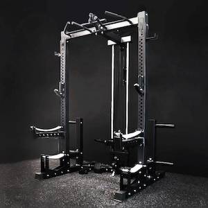 Page Layout Featured Product: EZYPRO Squat Rack with Lat Pull Down