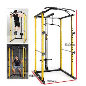 Power Cage with Lat Pull down& Pull up (EZ082) Home Gym